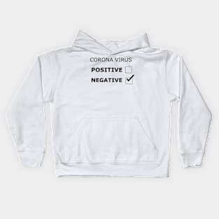 Negative Result from Coronavirus Kids Hoodie